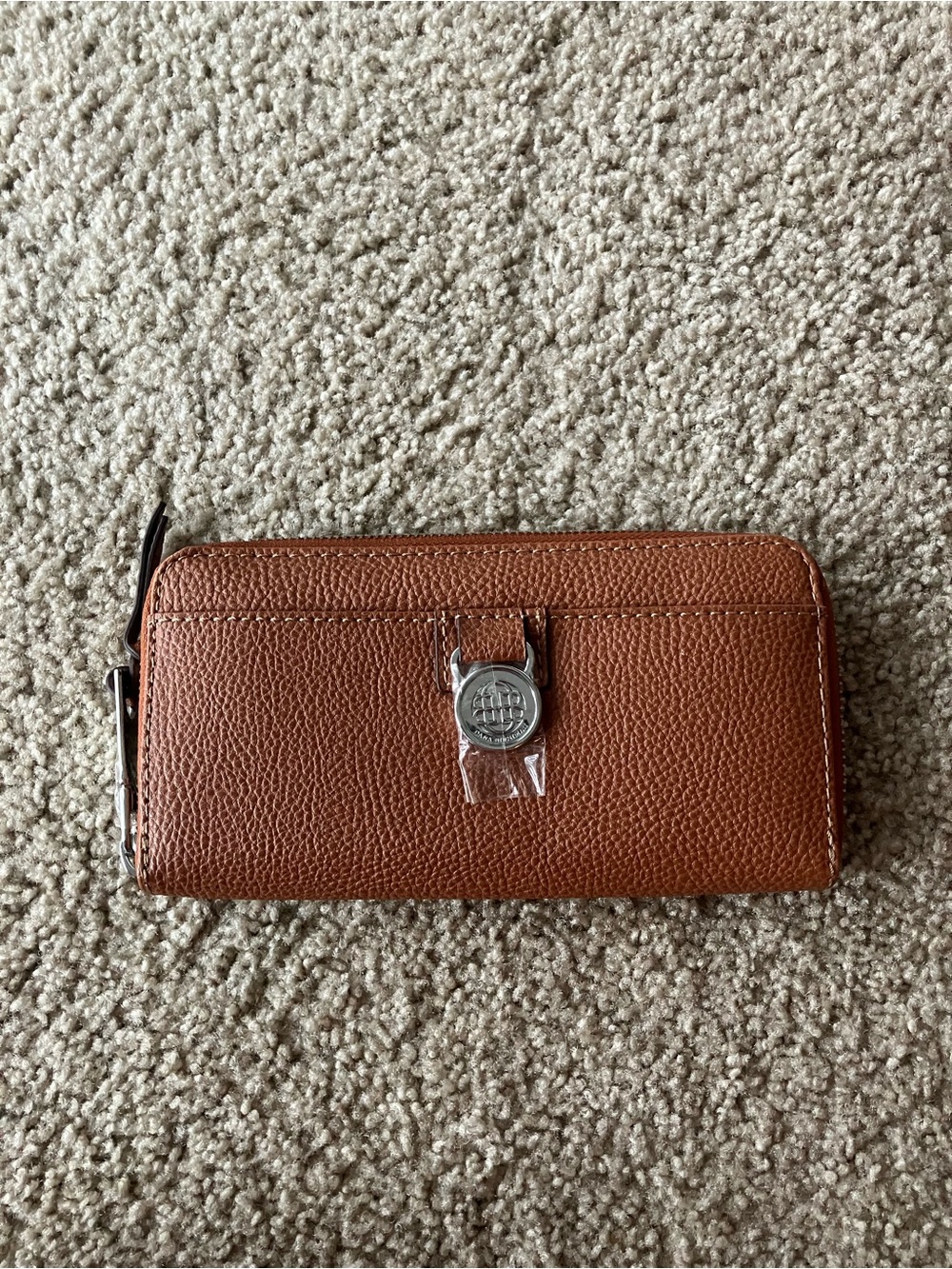 NWOT Dana Buchman Brown Zip Wallet